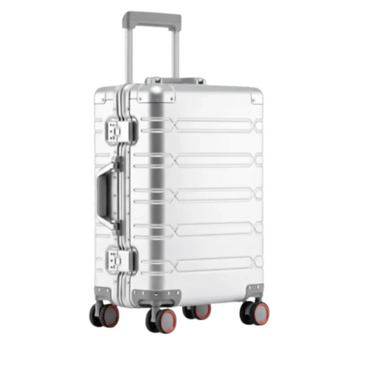 Valise Cabine Rigide Nuvoya – Argent – Format Voyage
